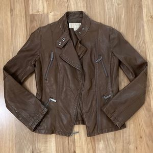 Michael Kors genuine leather jacket